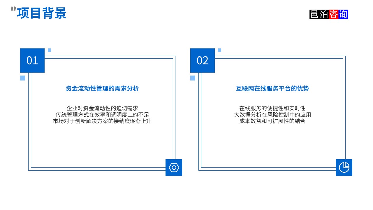 邑泊數(shù)字化智能化技術(shù)資金流動(dòng)性管理互聯(lián)網(wǎng)在線服務(wù)平臺(tái)項(xiàng)目背景