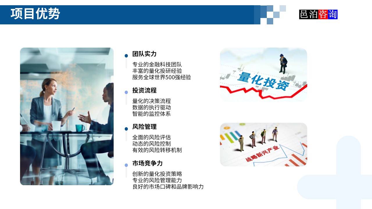 邑泊數(shù)字化智能化技術新型產業(yè)量化投資私募股權基金商業(yè)計劃書項目優(yōu)勢