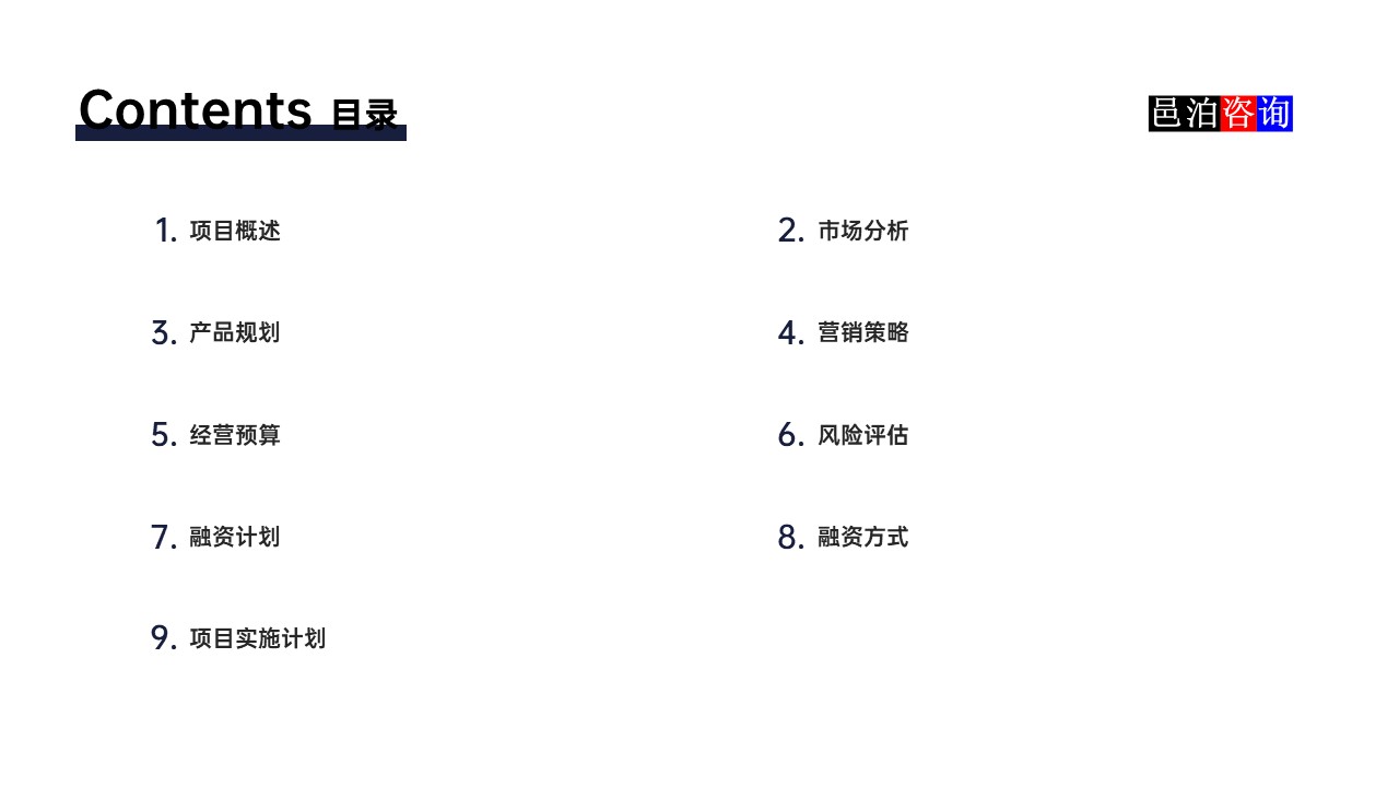 邑泊數(shù)字化智能化技術(shù)量化投資軟件商業(yè)計劃書目錄