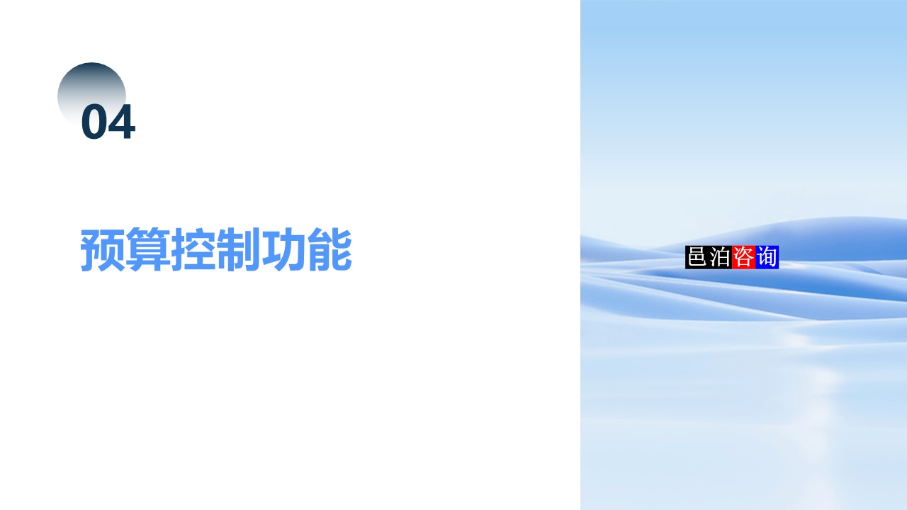 邑泊數(shù)字化智能化技術司庫資金管理軟件全解析預算控制功能