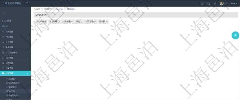 項(xiàng)目管理軟件項(xiàng)目管理系統(tǒng)中通過用戶自定義標(biāo)簽為任務(wù)分類、統(tǒng)計(jì)和索引。標(biāo)簽列表頁面按照標(biāo)簽標(biāo)記的任務(wù)數(shù)量從大到小排序標(biāo)簽，使得最重要的標(biāo)簽排在前面，幫助用戶動(dòng)態(tài)發(fā)現(xiàn)重要的任務(wù)及標(biāo)簽關(guān)鍵字。