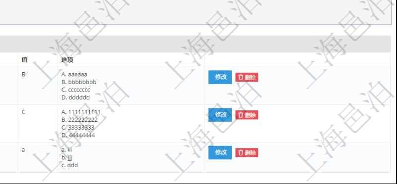 在項(xiàng)目管理軟件在線試卷模塊查看練習(xí)配置信息時(shí)，返回公司、標(biāo)題、描述、創(chuàng)建用戶、創(chuàng)建時(shí)間。同時(shí)還會返回問題列表：序號、分值、是否使用、問題、答案值、選項(xiàng)列表。