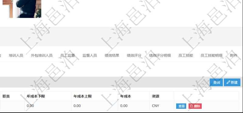 項目管理軟件人力資源管理模塊員工基本信息資料明細(xì)查詢除了包括姓名、代碼、描述、財務(wù)人、登錄賬戶、工號、性別、生日、入職日期、學(xué)歷、崗位、職稱、電話、傳真、電子郵件、單位、部門、直接主管、在職狀態(tài)、負(fù)責(zé)領(lǐng)域、標(biāo)簽、崗位職責(zé)、自我介紹、年薪下限、年薪上限、年成本、資源、照片等信息還可以關(guān)聯(lián)查詢更多相關(guān)資料。